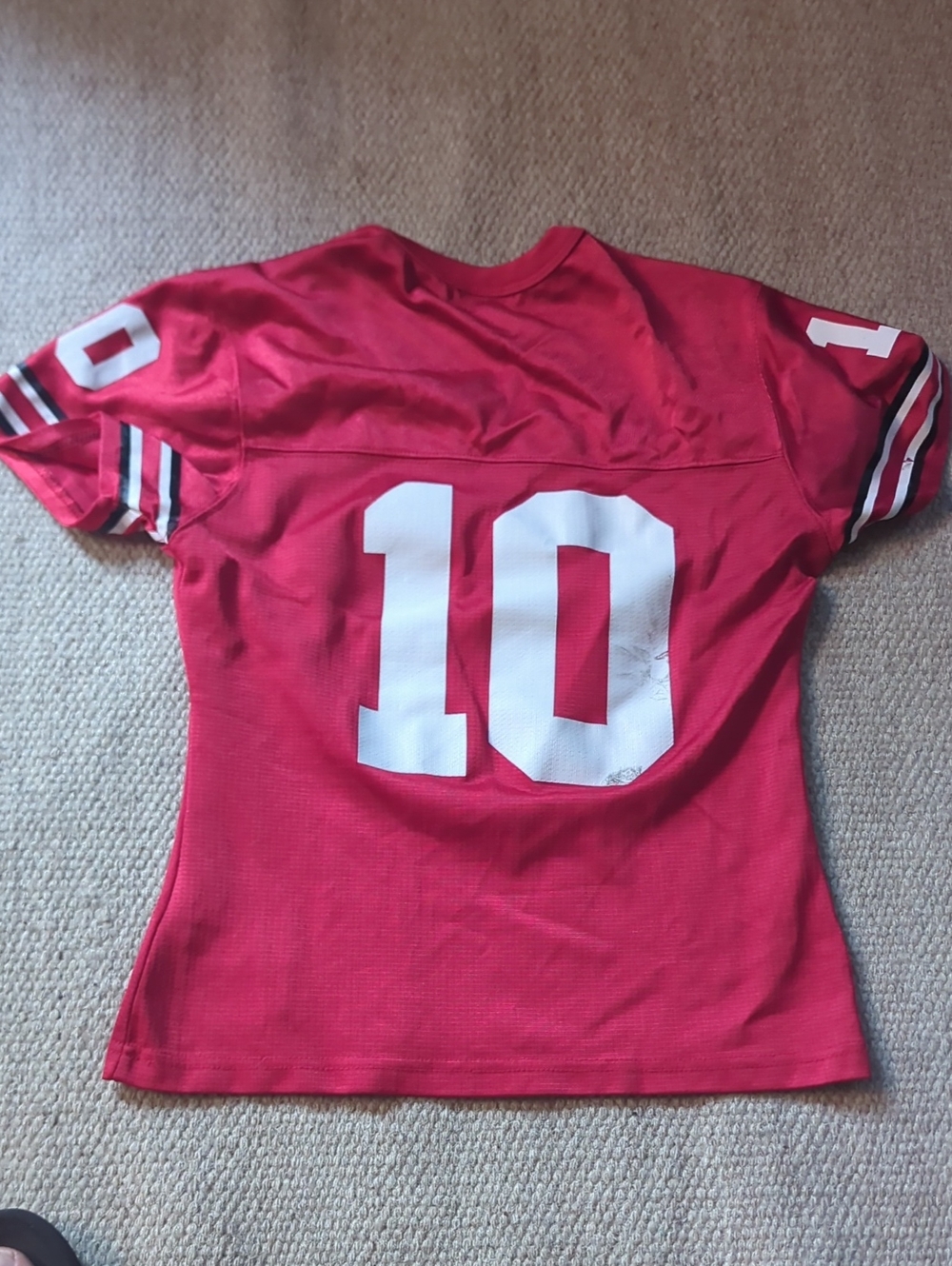 Vintage 2007 Tostitos National Championship Ohio State Football Jersey #10 Sz Sm - Picture 5 of 7